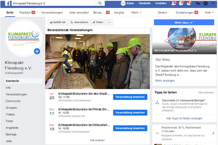 Klimapakt Flensburg Facebook